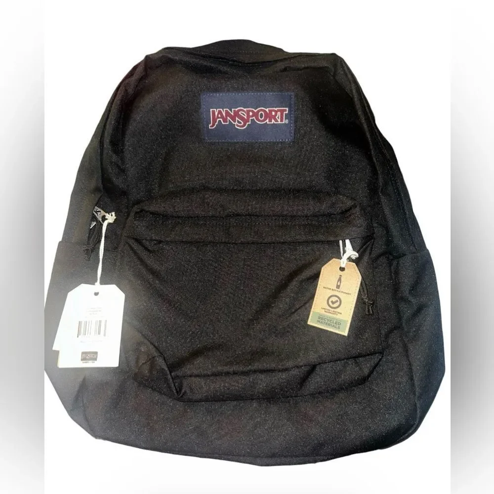 Jansport Black Everyday Backpack with Front Pocket